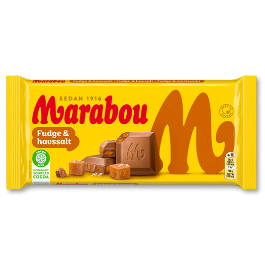 Marabou Fudge & Sea Salt 185g