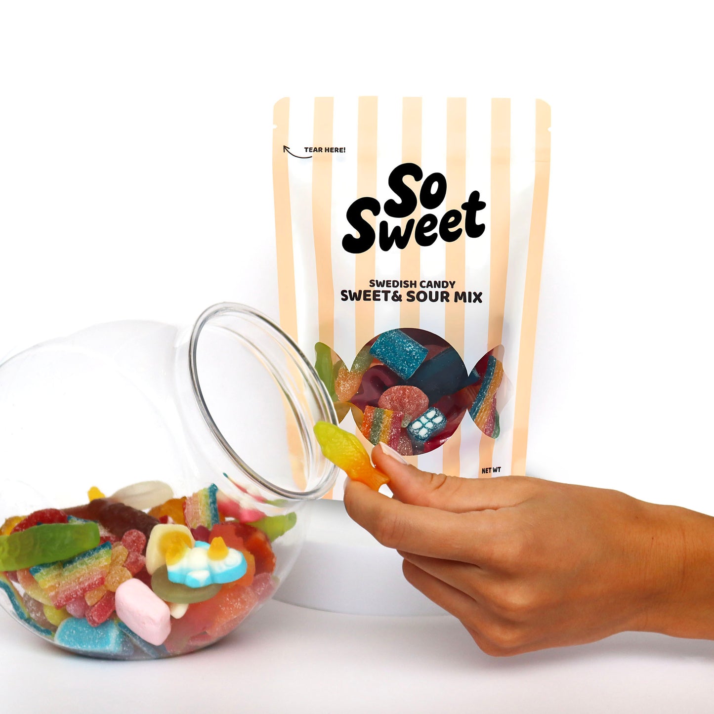 Swedish Candy Sweet & Sour 1/2lb Mix