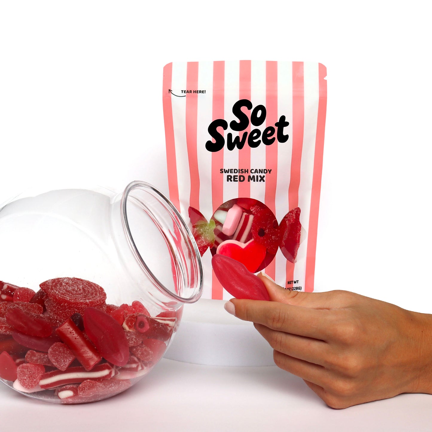 Swedish Candy 1/2lb Red Mix