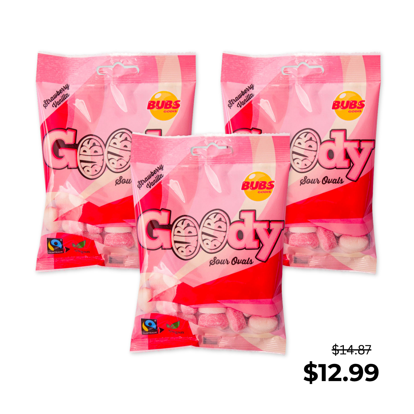 BUBS Strawberry Vanilla Ovals Mini