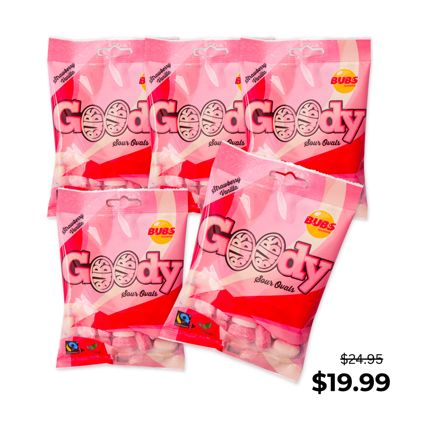 BUBS Strawberry Vanilla Ovals Mini
