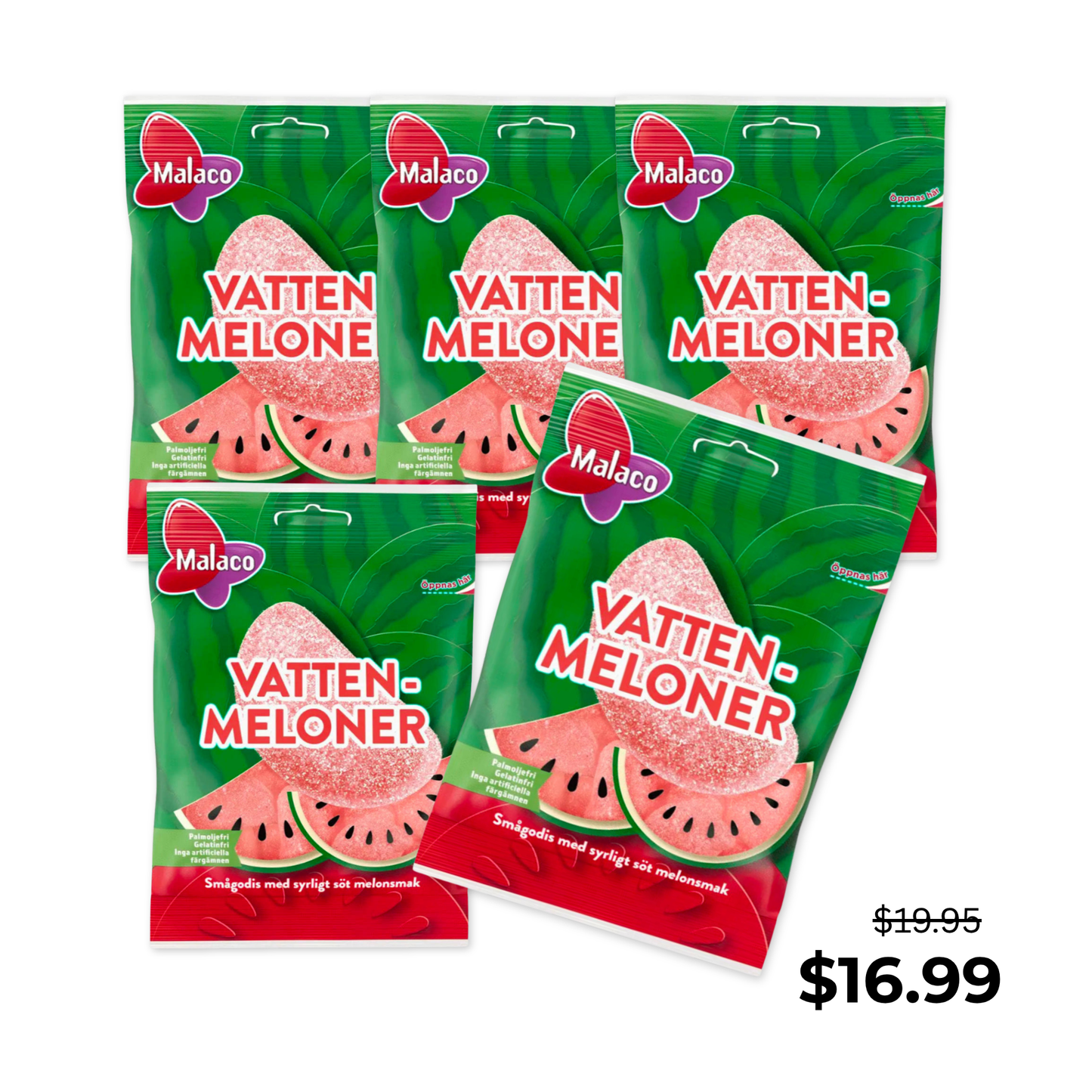 Malaco Watermelon Bites