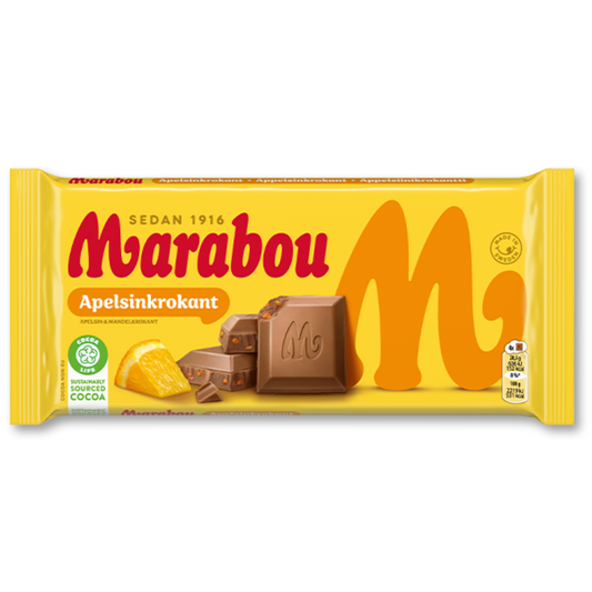 Marabou Orange Crisp 200g