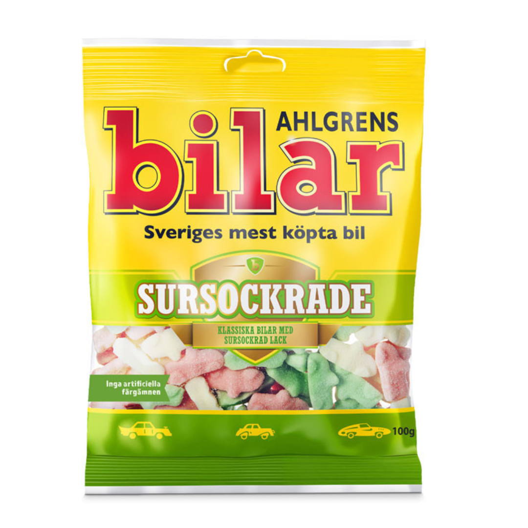 Ahlgrens Sour Foam Cars