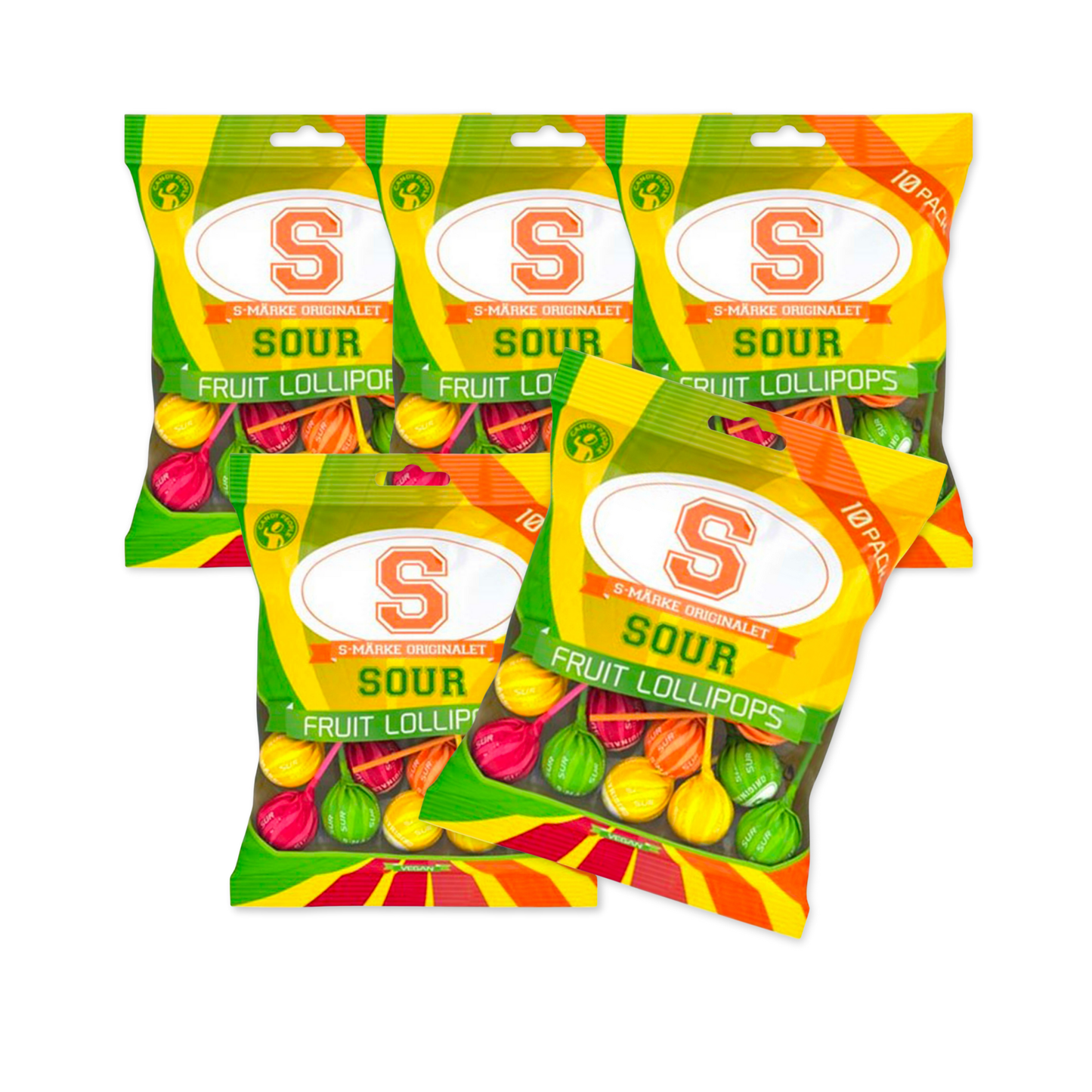 S-Sign Sour Fruit Lollies