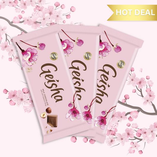 Geisha Chocolate - 3 Bars