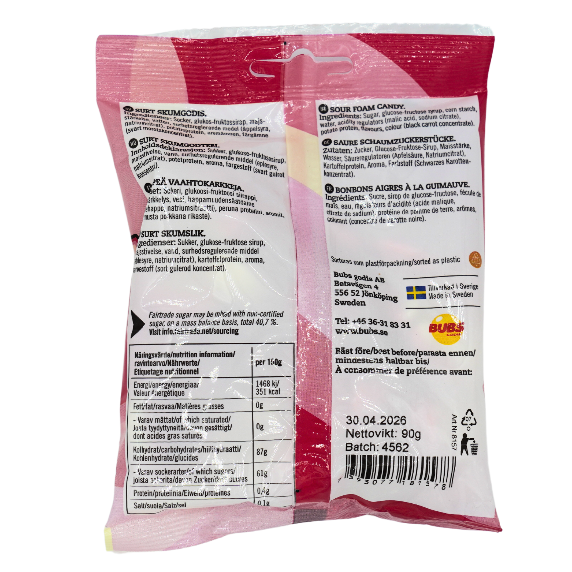 BUBS Strawberry Vanilla Mini