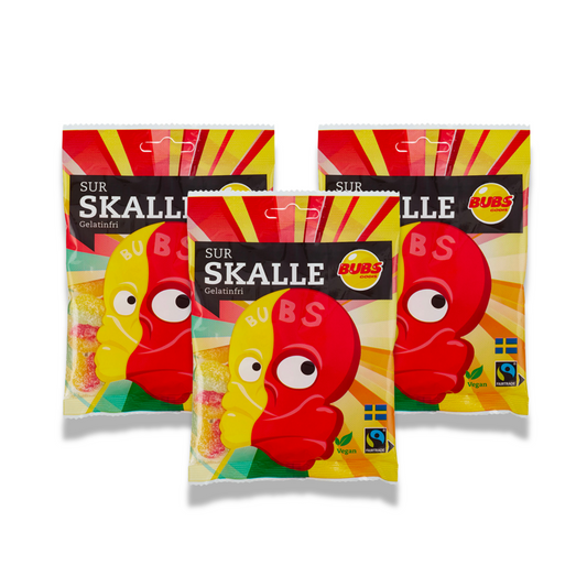 BUBS Sour Skulls Mini -  3 PACK