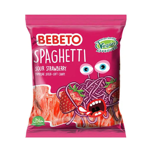 Bebeto Spaghetti Sour Strawberry