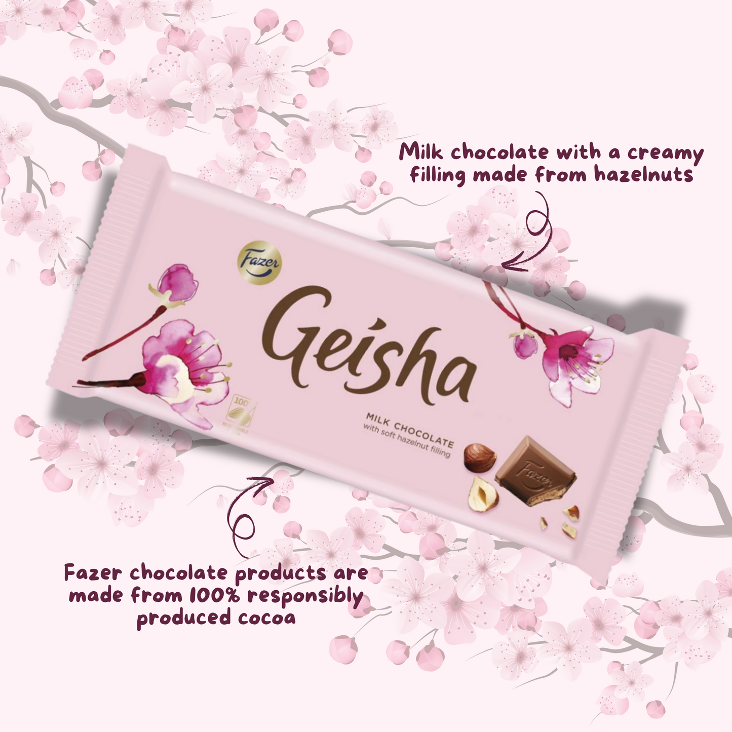 Geisha Chocolate - 3 Bars