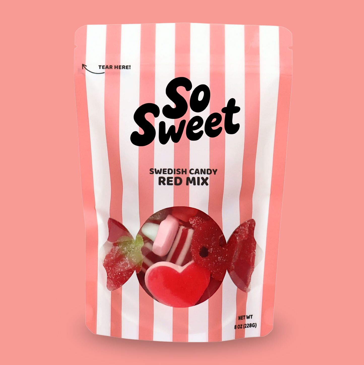 Swedish Candy 1/2lb Red Mix