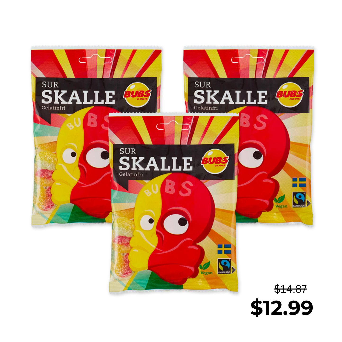 BUBS Sour Skulls Mini