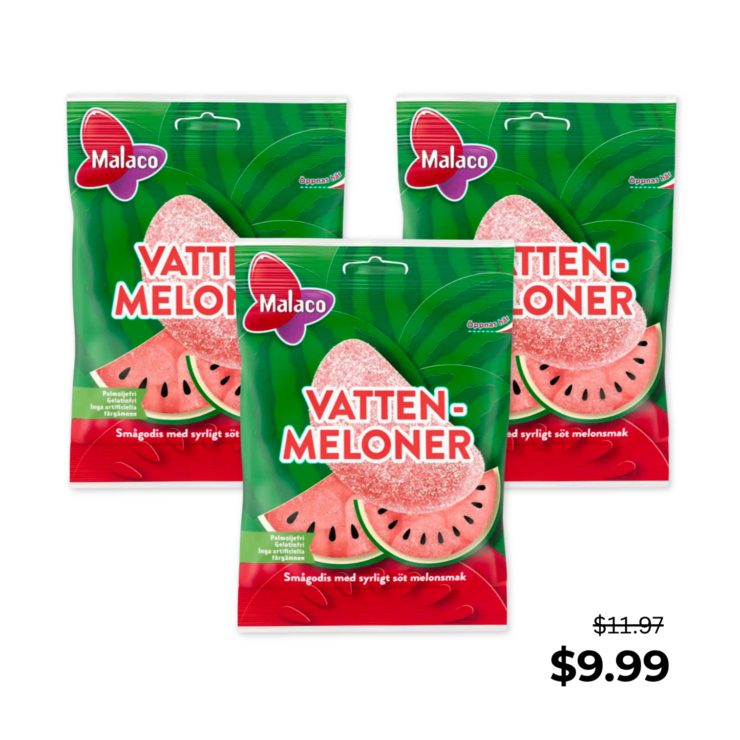 Malaco Watermelon Bites