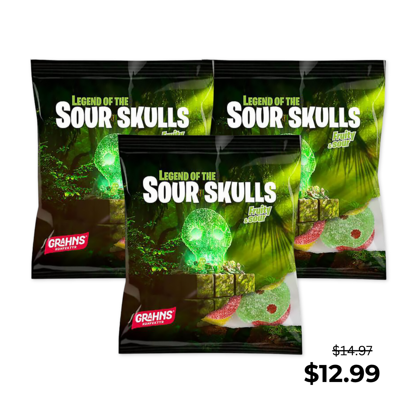 Sour Skulls Fruity & Sour