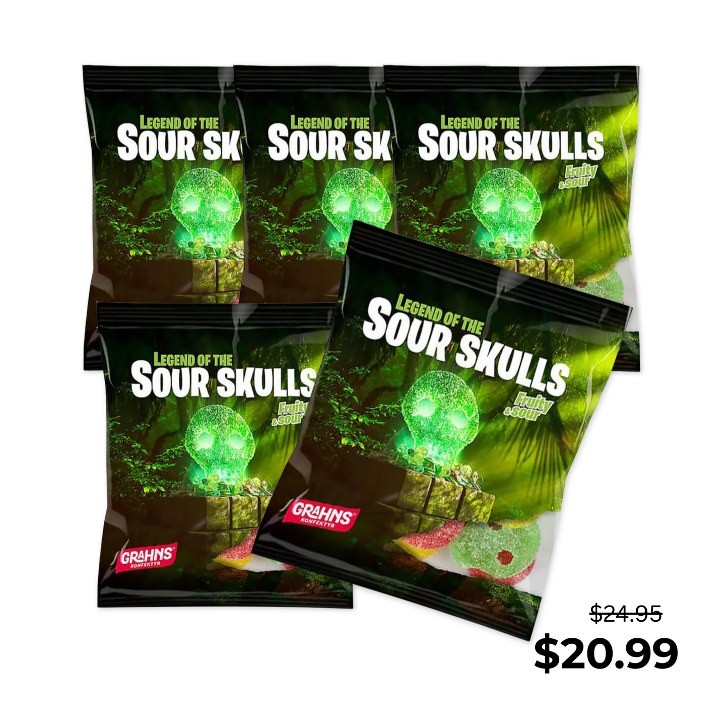 Sour Skulls Fruity & Sour