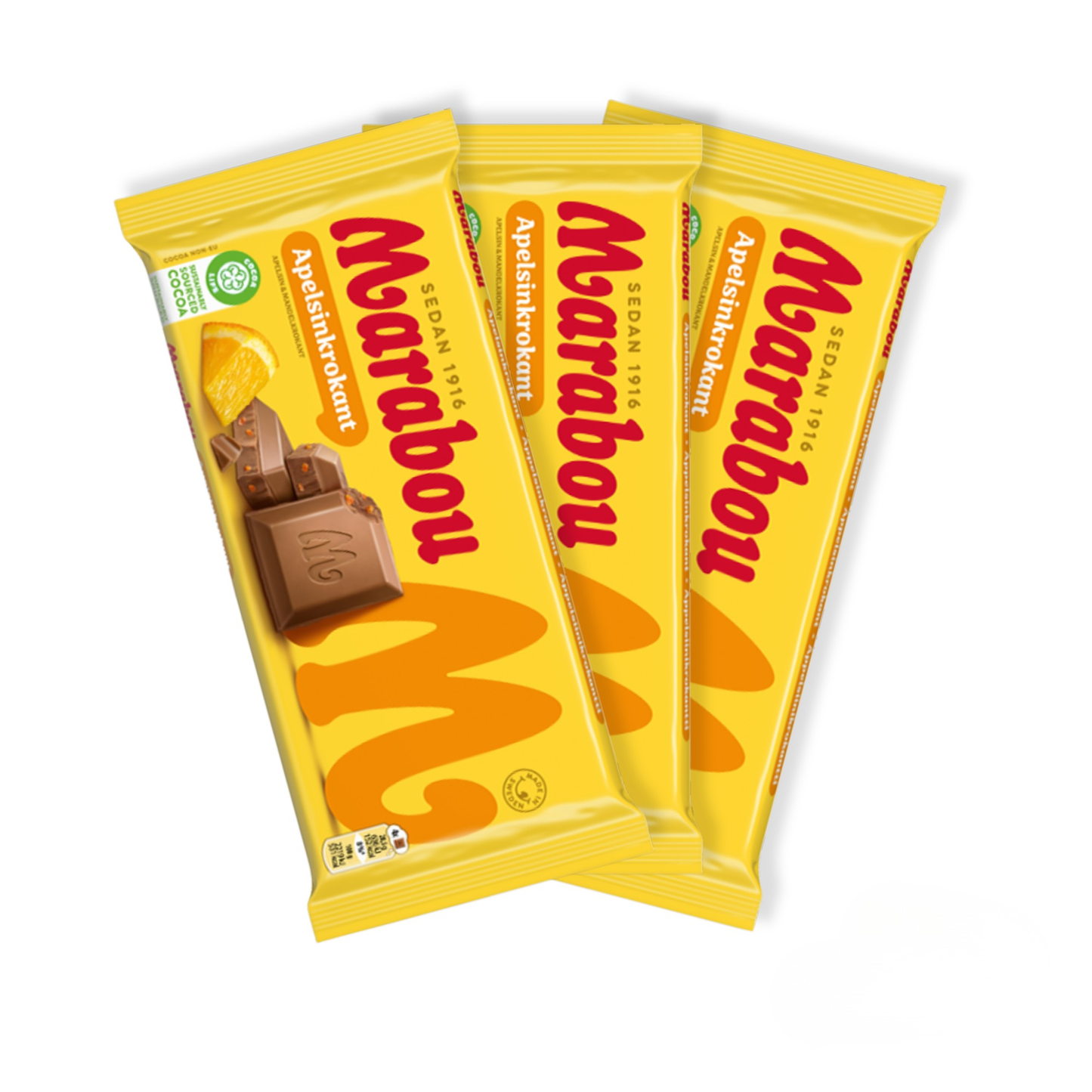Marabou Orange Crisp 200g
