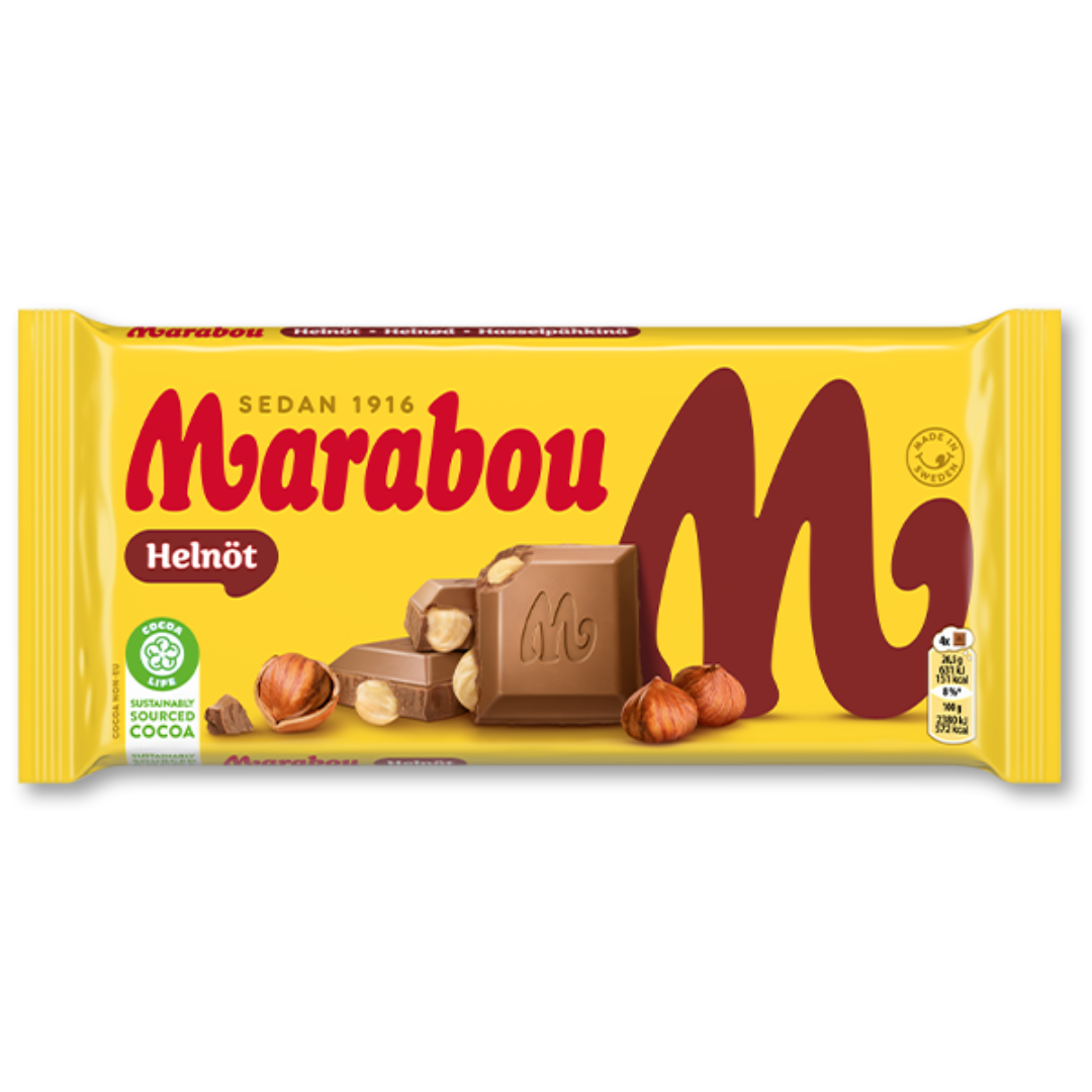 Marabou Whole-nut Bar 200g