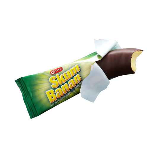 Chocolate-Coated Foam Banana Bar