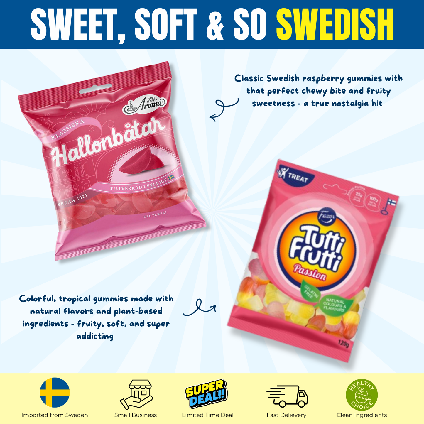 XXXL Swedish Candy Bundle 3.3 lb
