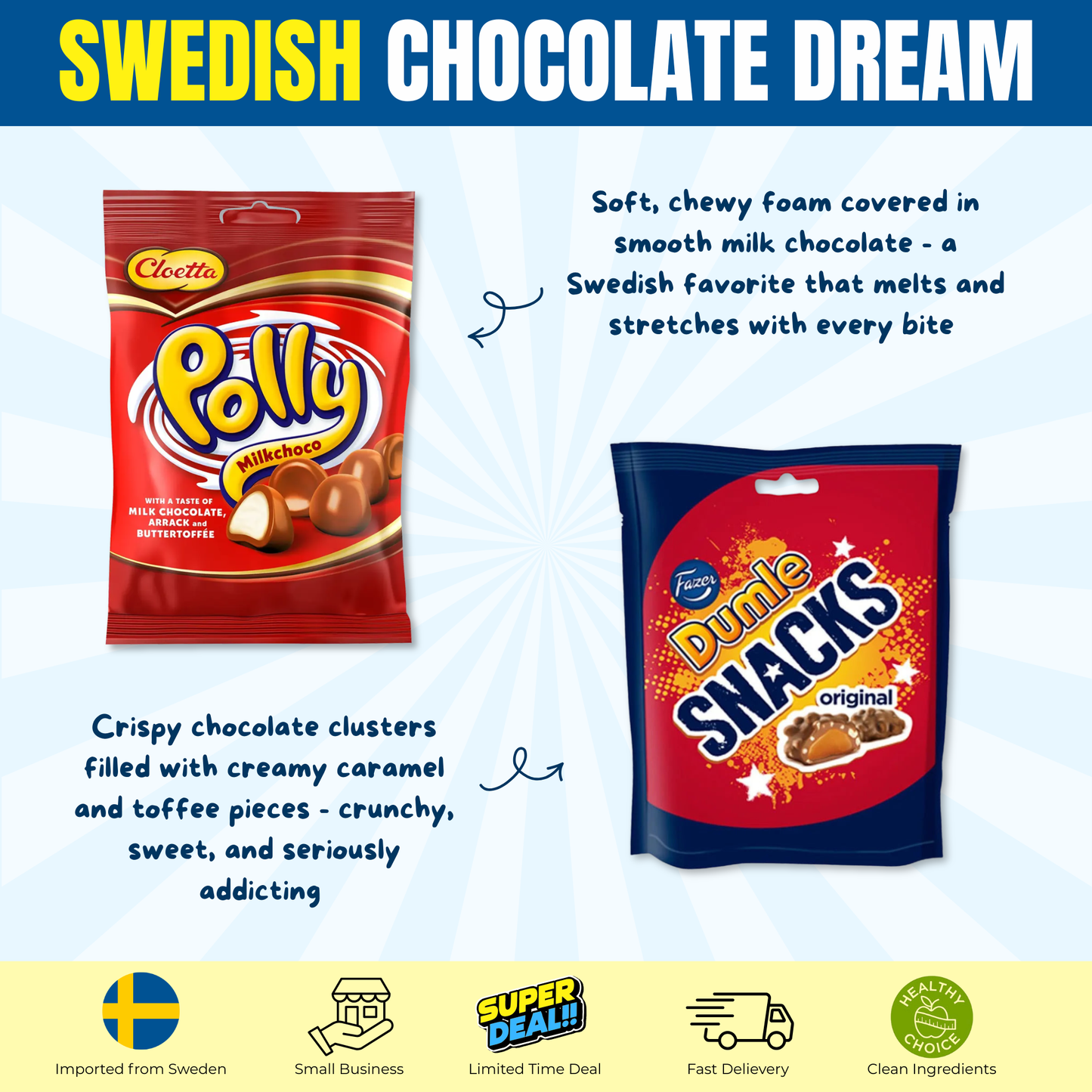 XXL Swedish Chocolate Bundle 3.7 lb