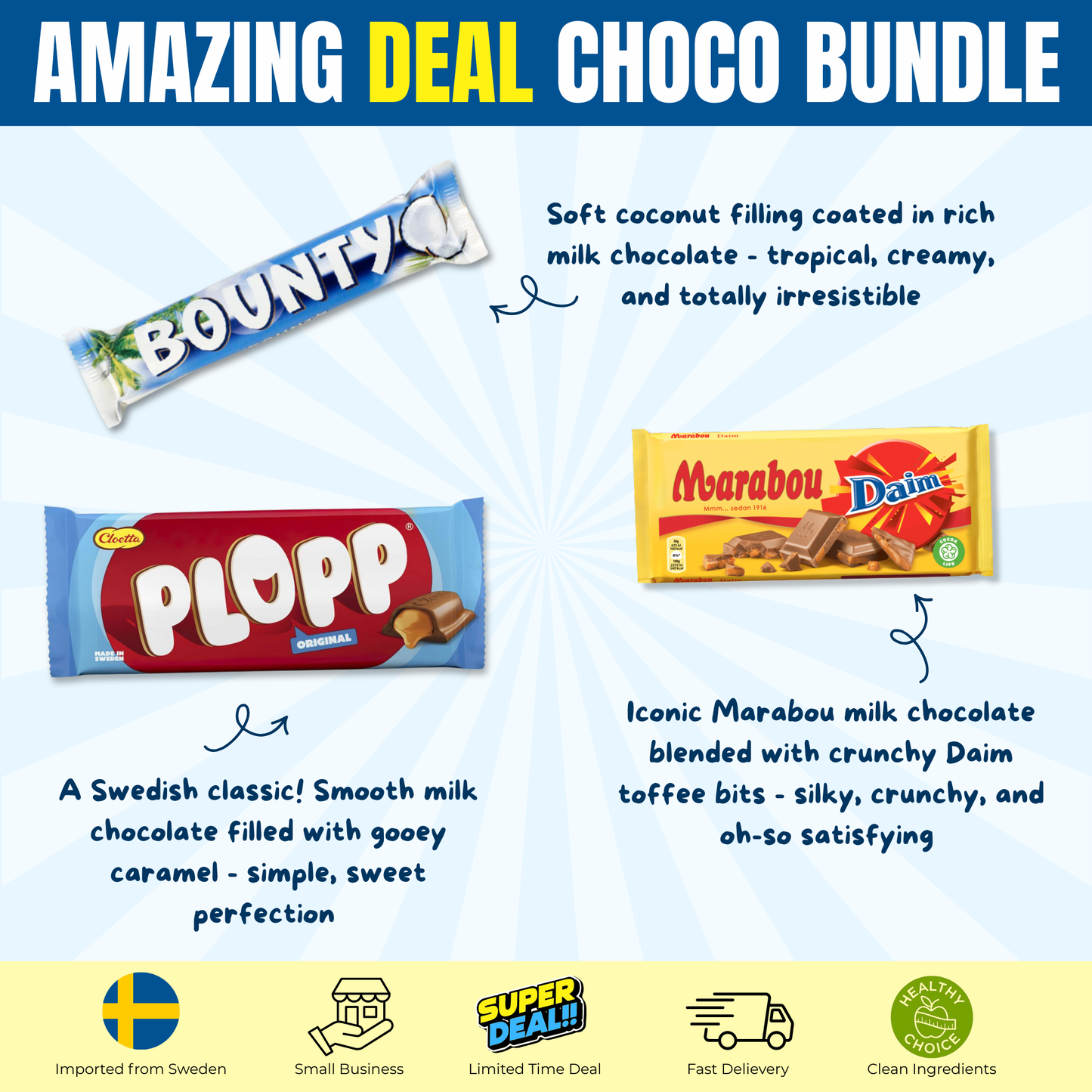 XXL Swedish Chocolate Bundle 3.7 lb