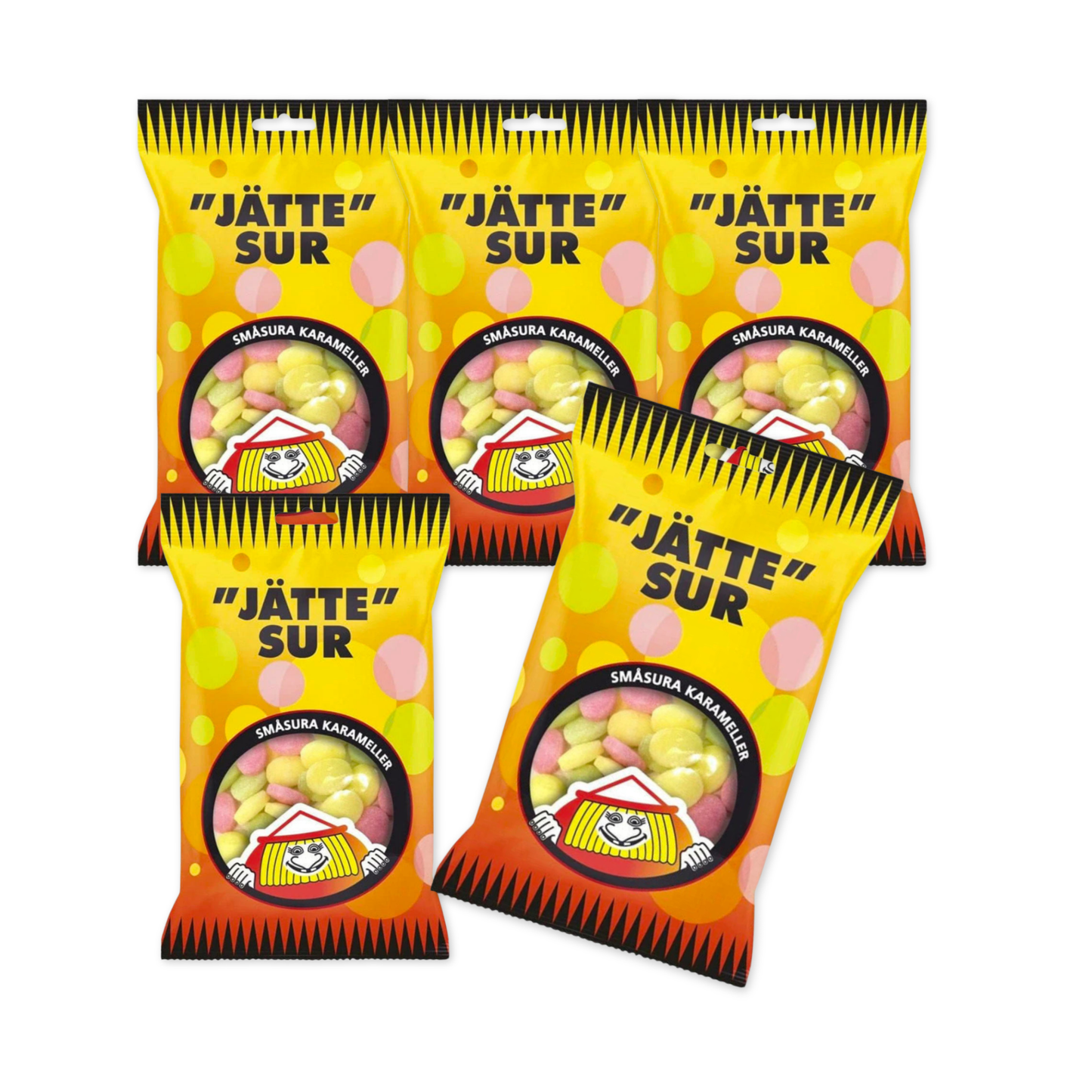 Super Sour Small Fruity Caramels