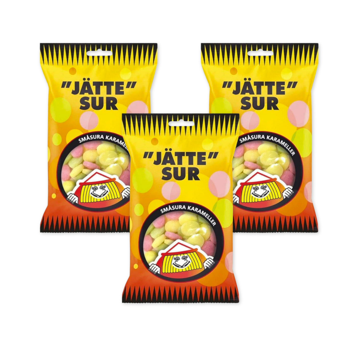 Super Sour Small Fruity Caramels