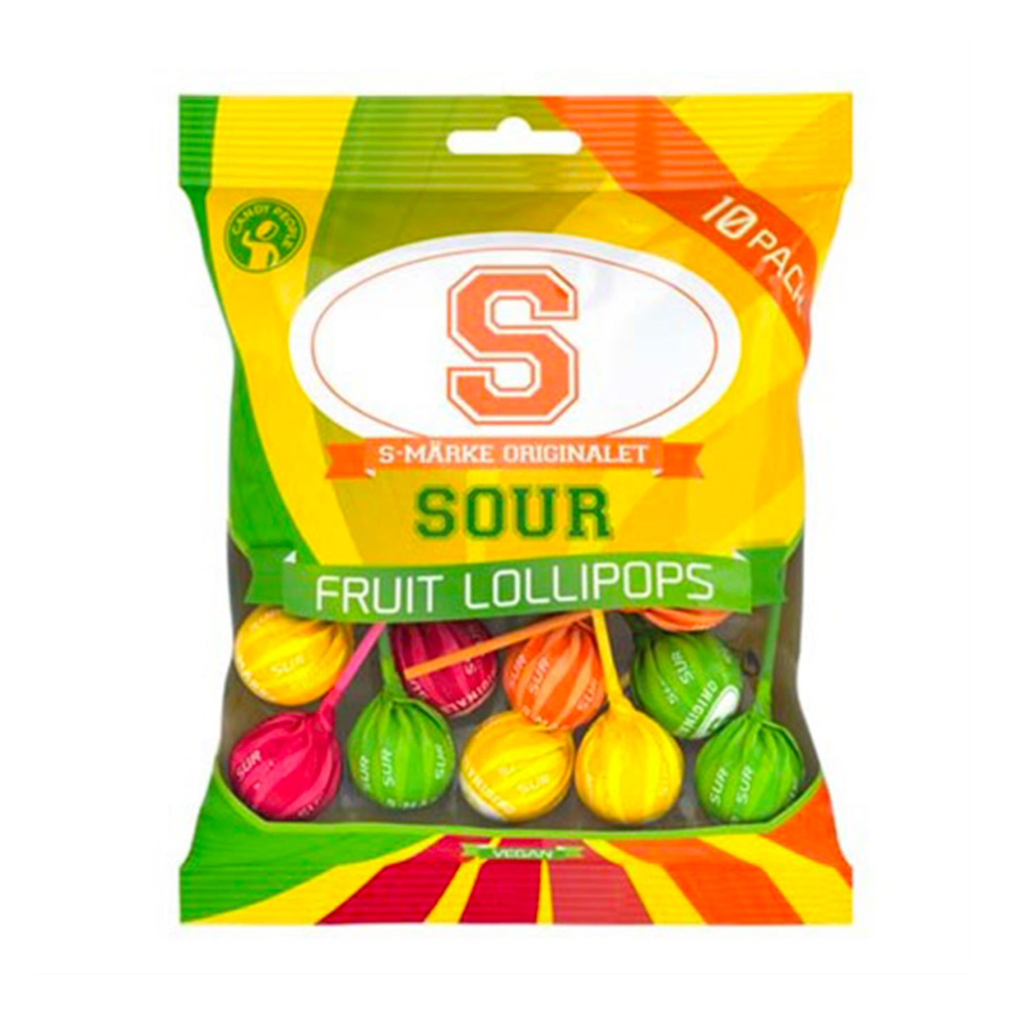S-Sign Sour Fruit Lollies