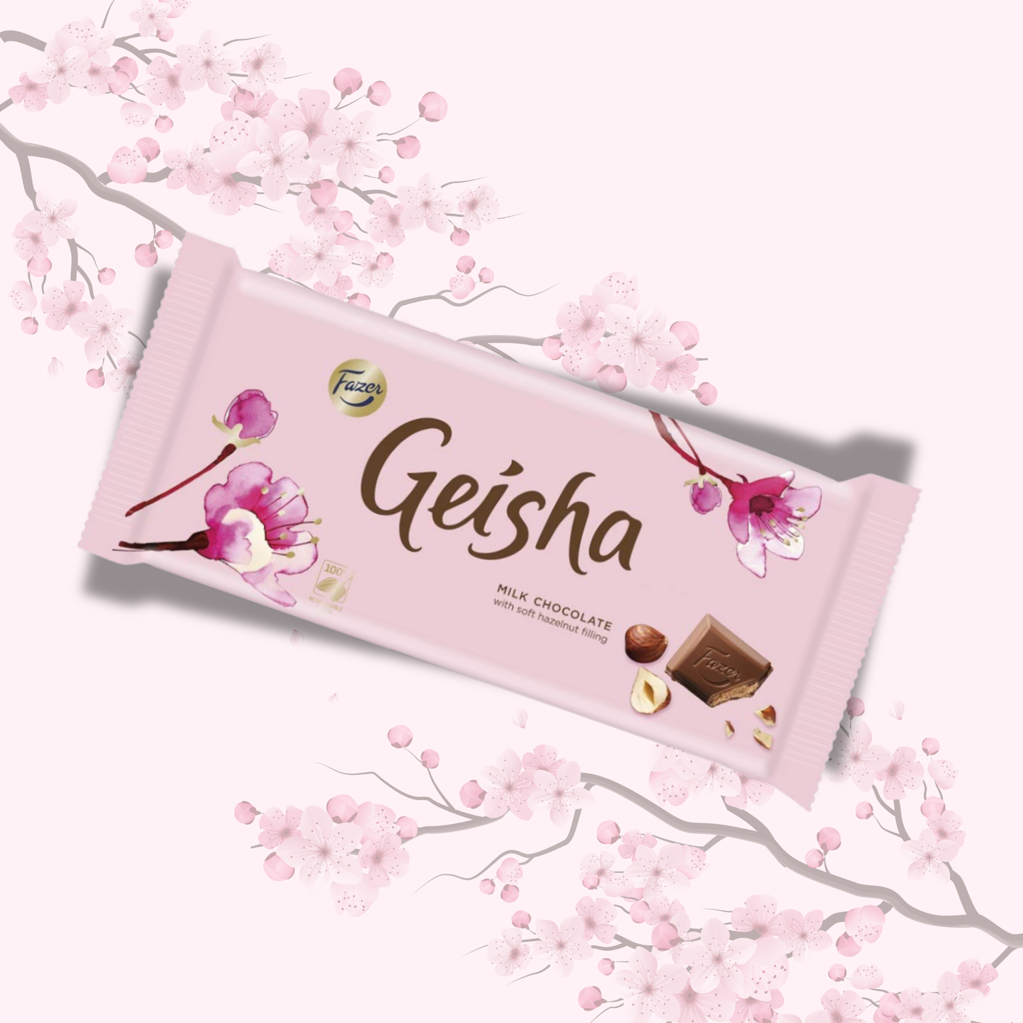 Geisha Milk Chocolate With Soft Hazelnut Filling