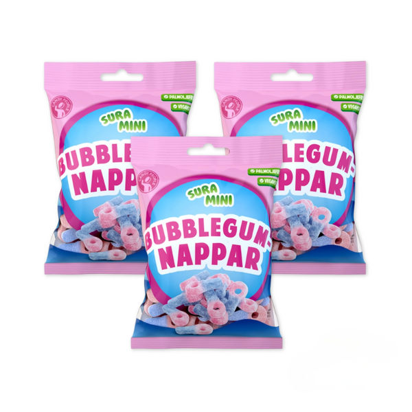 Sour Mini Bubblegum Nibbles